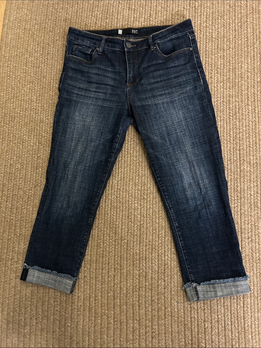 Kut from the Kloth cropped denim jeans size 10